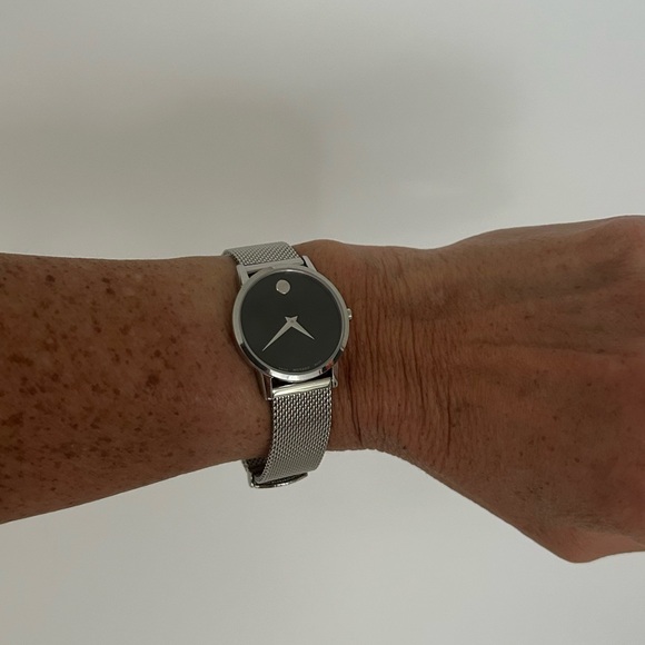 Movado ladies watch. Like new! Pristine condition. No scratches. Great buy! - Picture 8 of 8